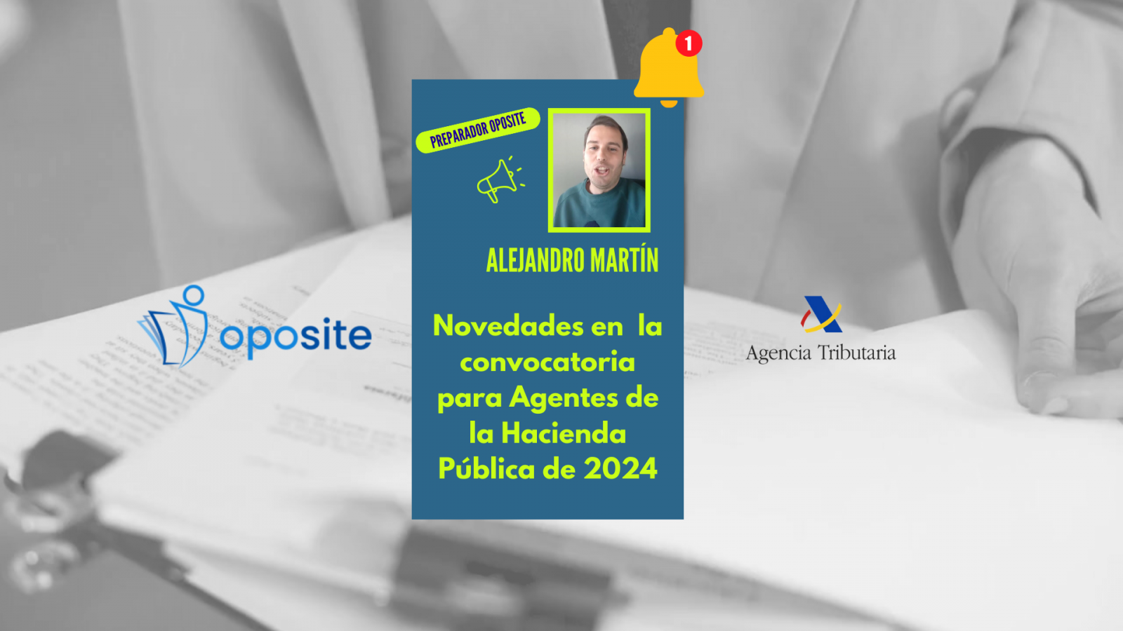 Novedades en la convocatoria de la oposición de Agente de la Hacienda Pública 2024