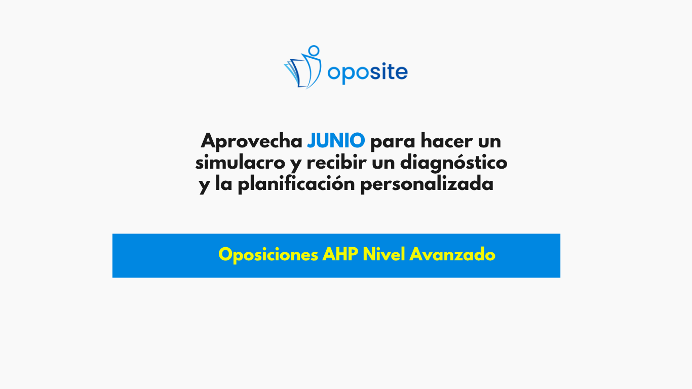 “Simulacro examen AHP con corrección personalizada”
