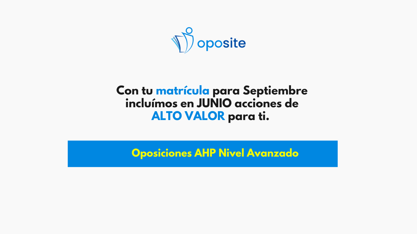 “Preparación avanzada para oposición Agente de Hacienda Pública”